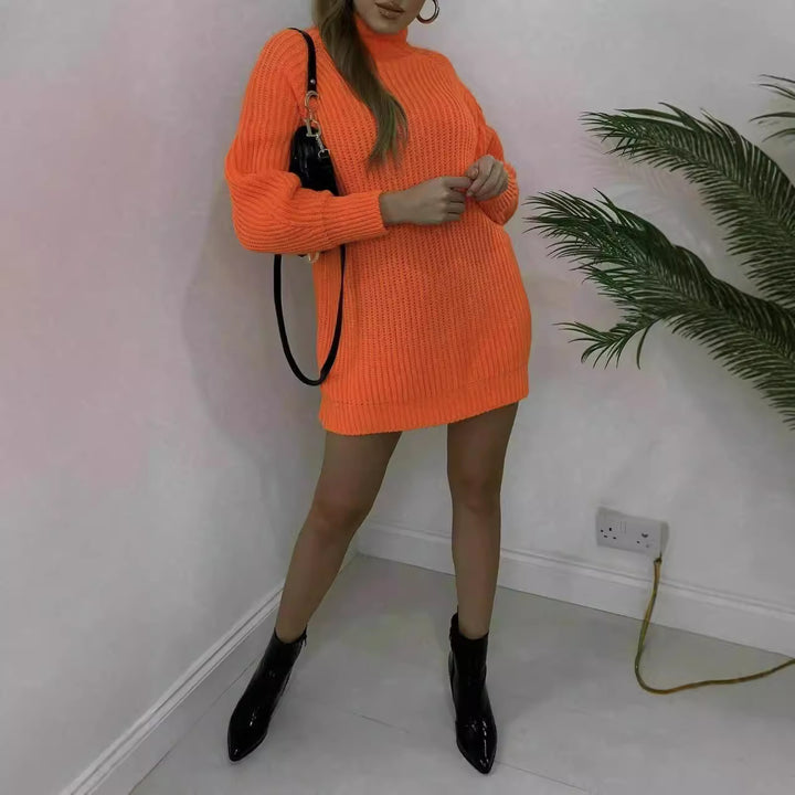 Women's oversized sweater with high collar and structure Lune London
