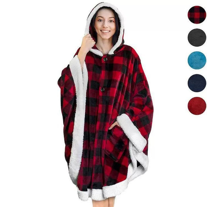Ladies Cozy Hoodie Blanket Lune London