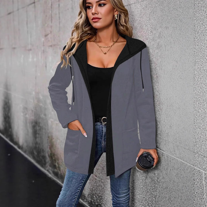 Casual hooded jacket for women with practical pockets and modern cut Lune London