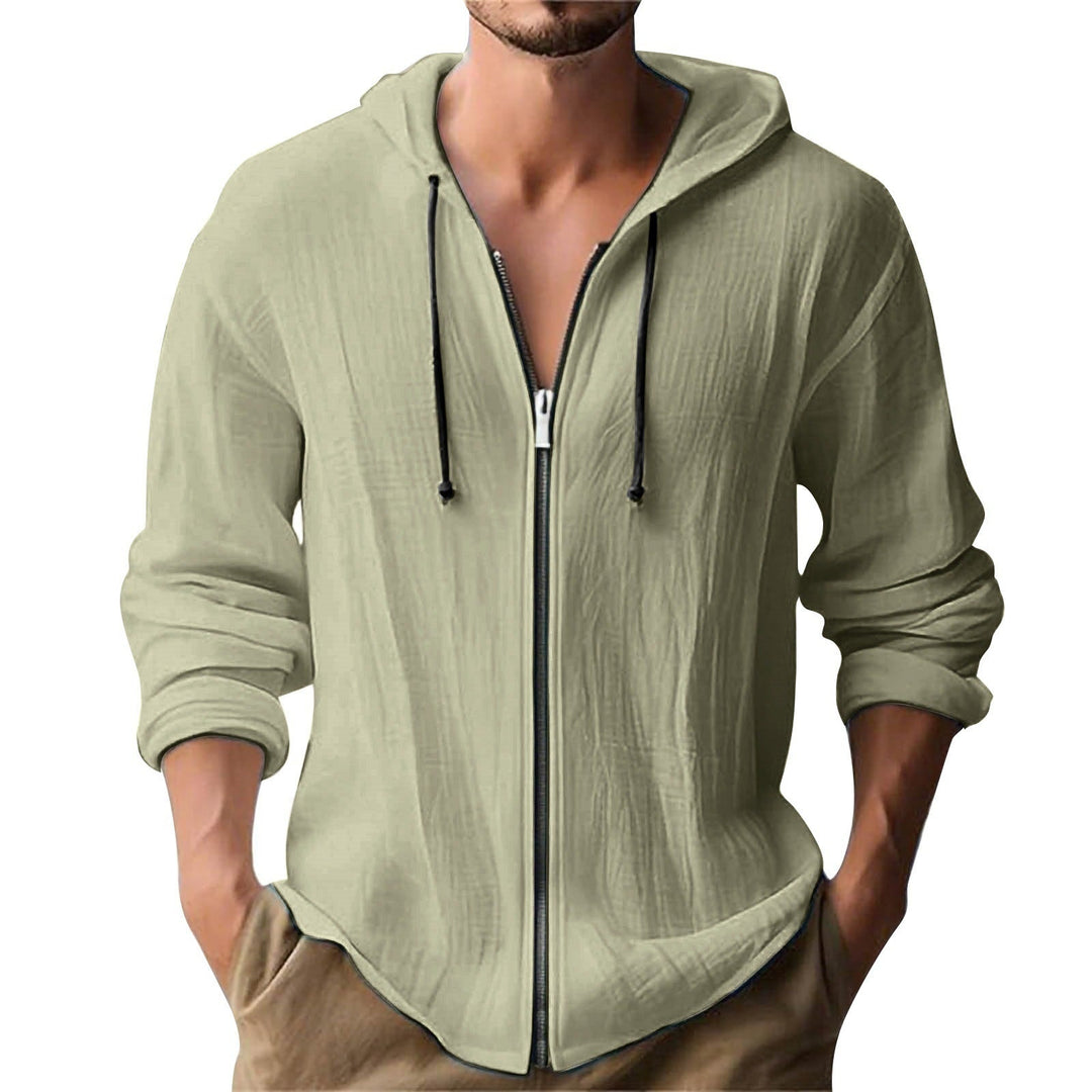Men's Casual Hoodie Jacket with Zipper Lune London