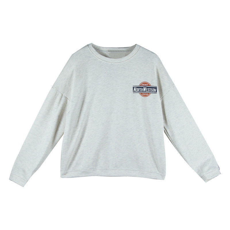 Women's casual oversized sweater with stylish logo and pleasantly soft interior lining Lune London