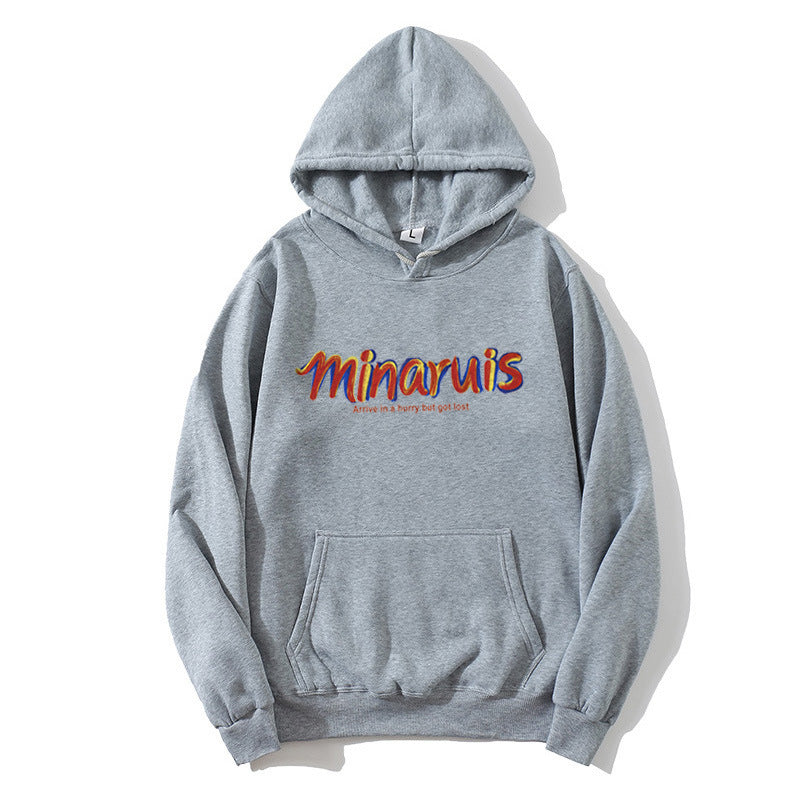Women's hoodie with colorful lettering Chic & Stil