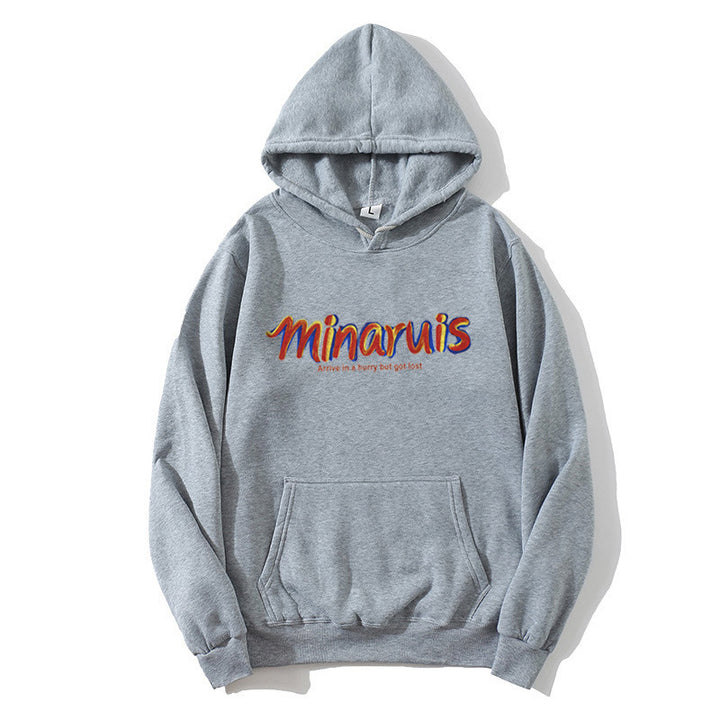 Women's hoodie with colorful lettering Chic & Stil