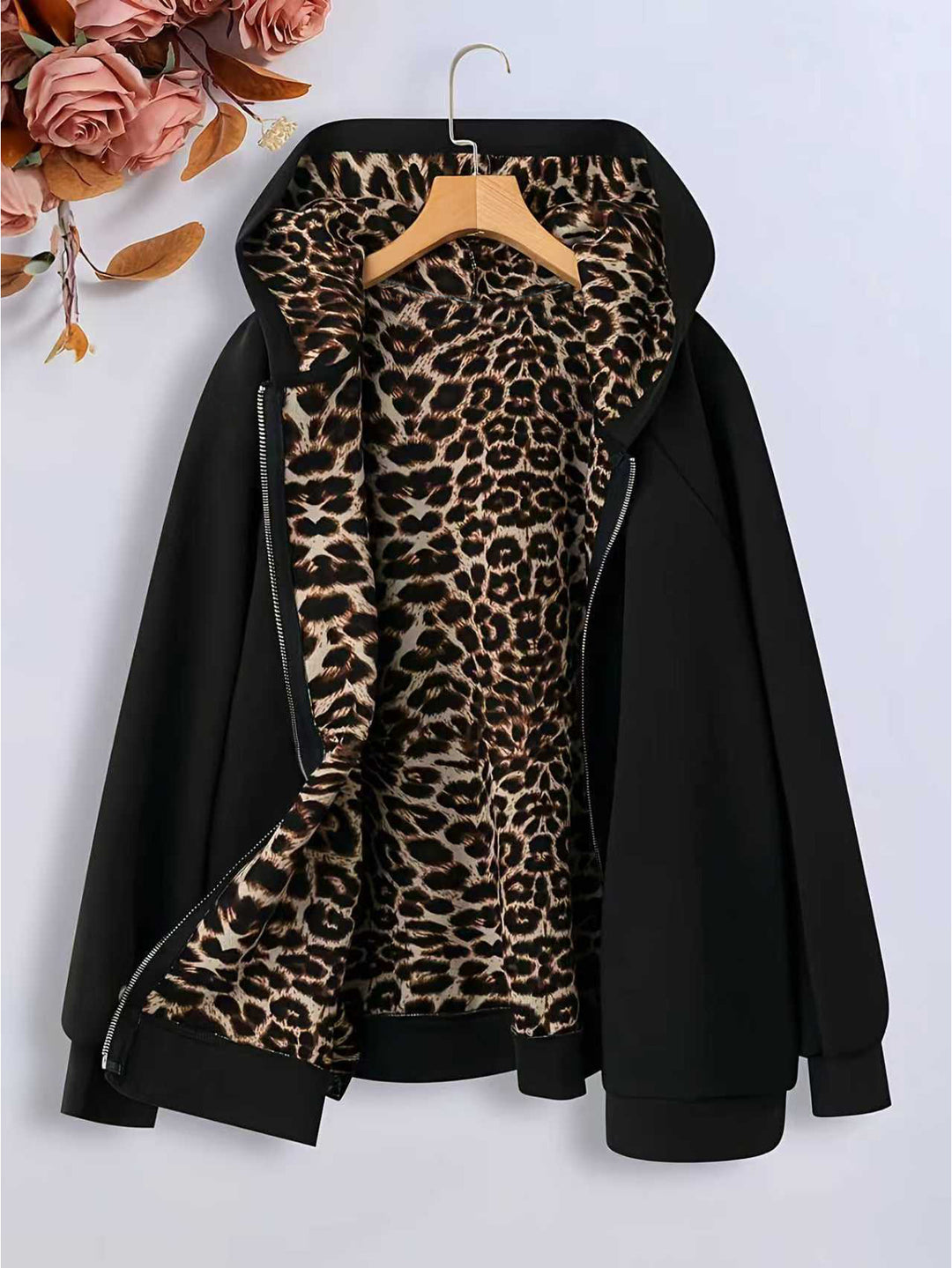 Veste en fleece confortable pour femmes avec doublure en animal Chic & Stil