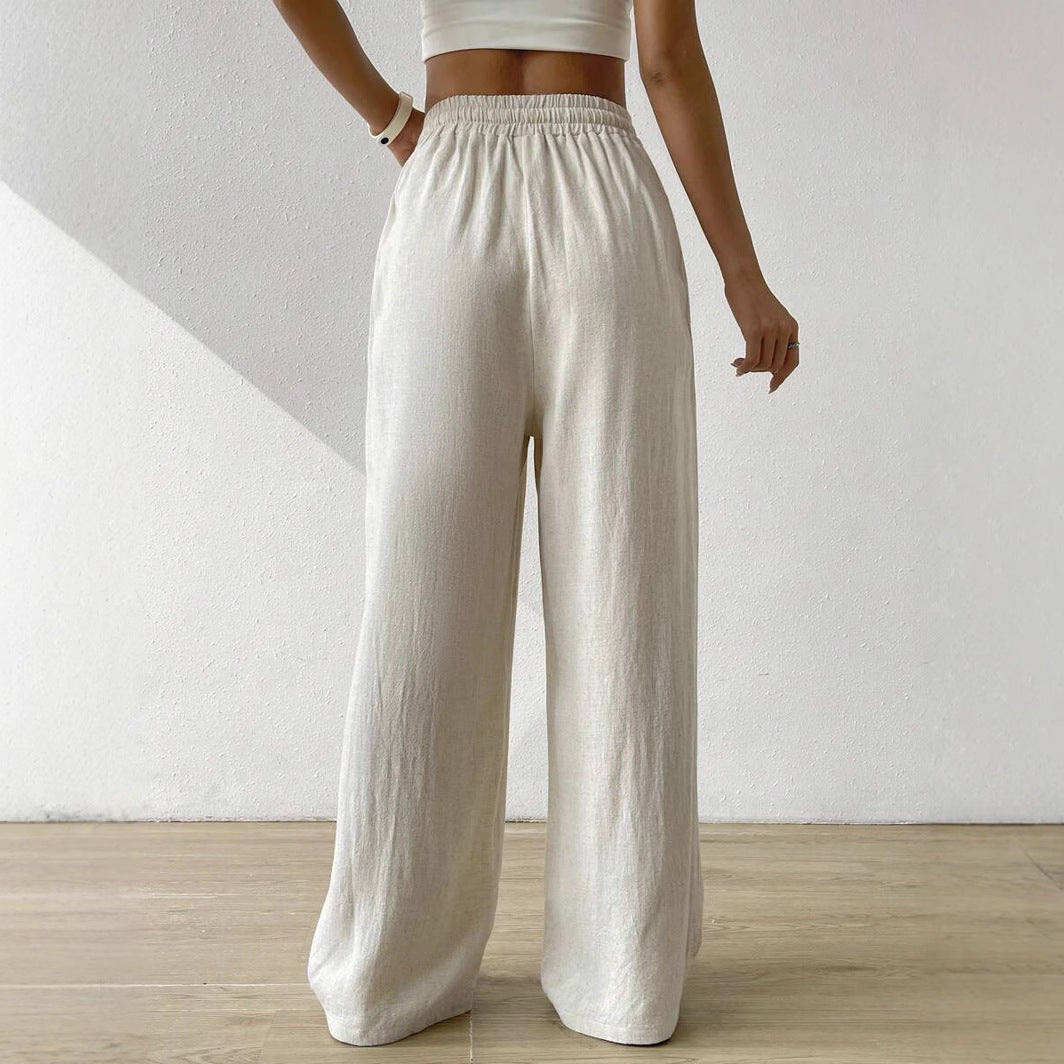Lune London Relaxed Linen Pants for Women
