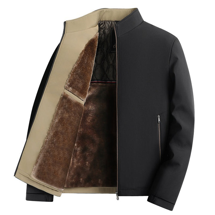 Modern quilted jacket for men with temperature regulating inner lining Lune London