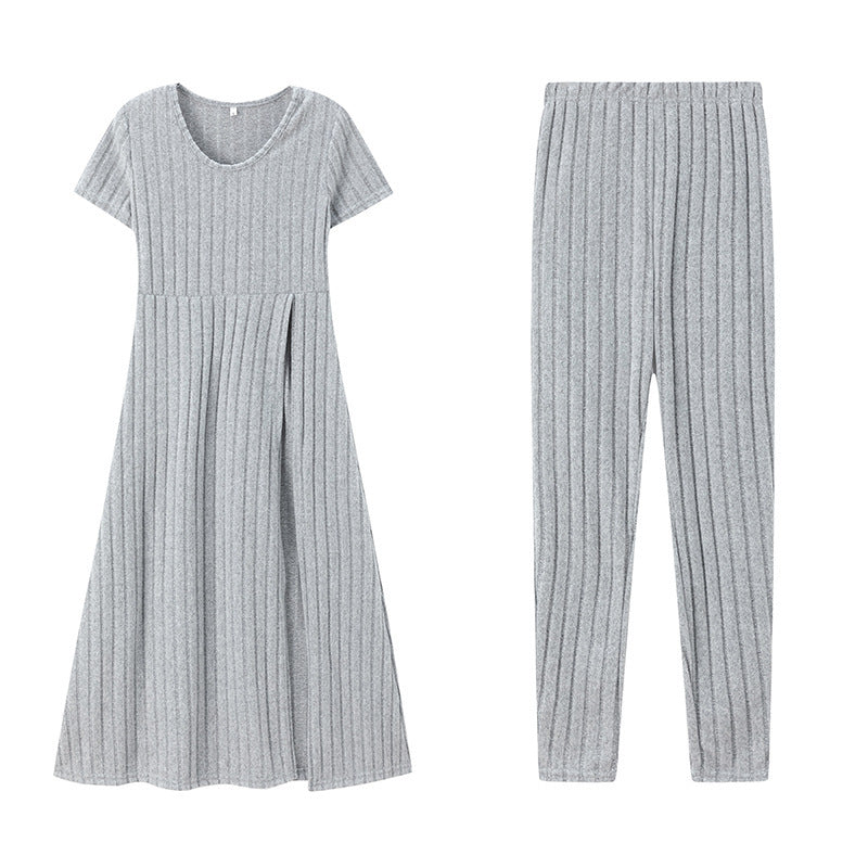 Comfortable knitted dress for women and leggings set Lune London