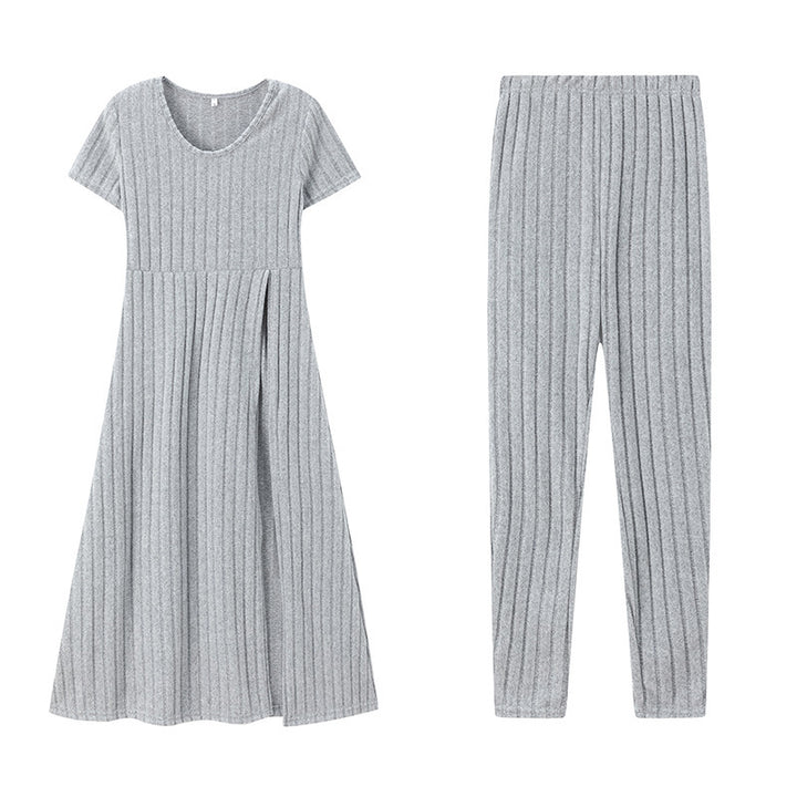 Comfortable knitted dress for women and leggings set Lune London