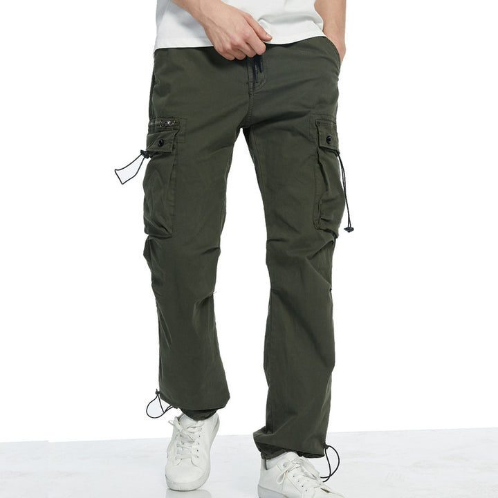 Men's cargo pants with practical side pockets and adjustable waist Lune London