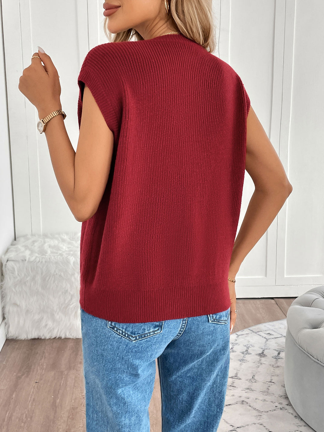 Knit cardigan for women with button details Lune London