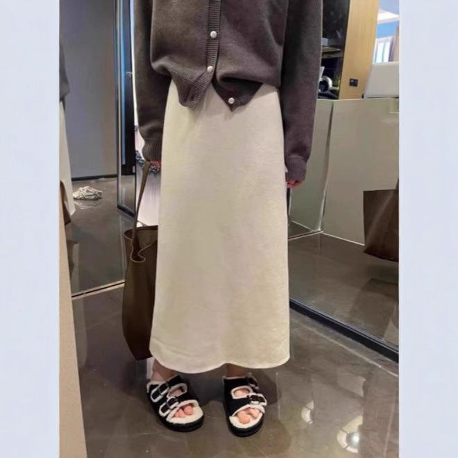 Jupe midi pour femmes en tricot de la plus haute qualité avec une silhouette élégante Chic & Stil