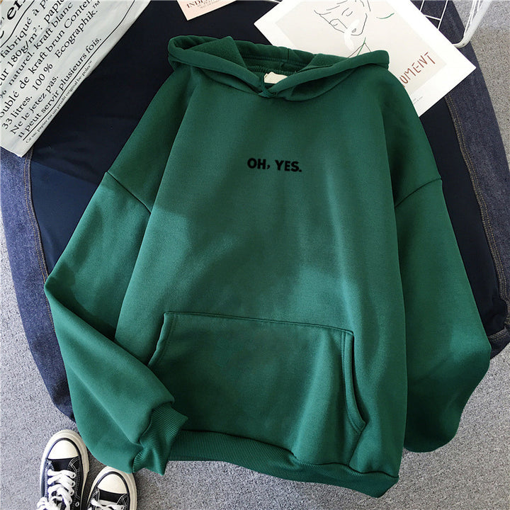 Women's Cozy Hoodie with Casual Print Chic & Stil