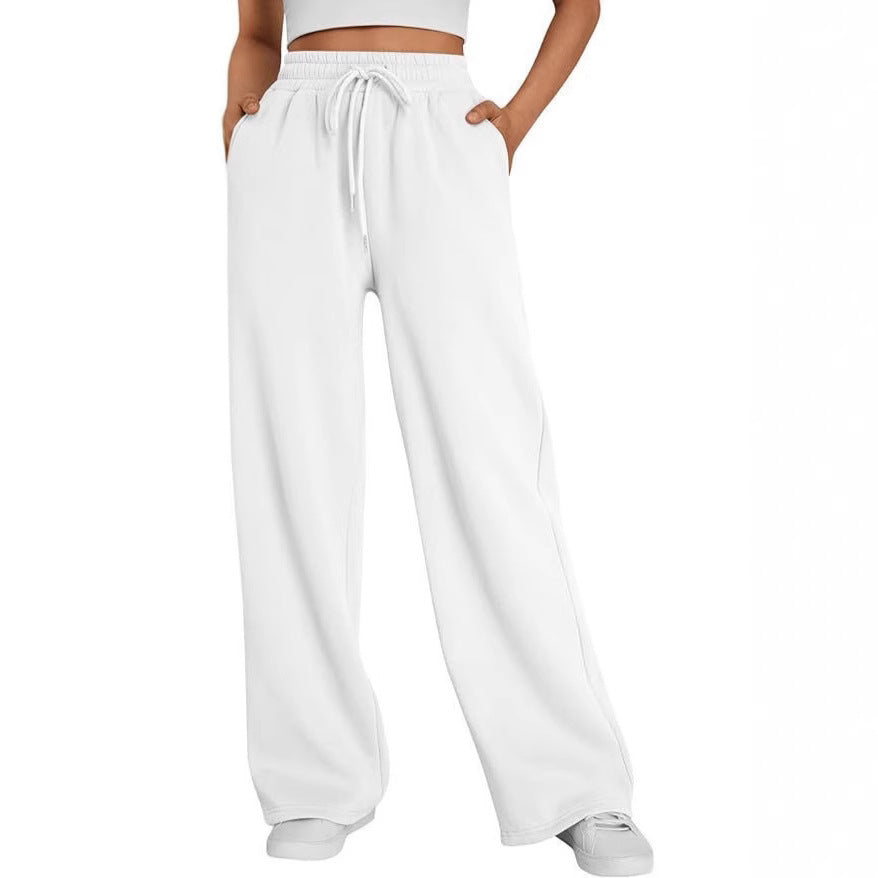 Loose leisure pants for women with elastic waist Lune London