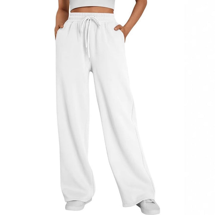 Loose leisure pants for women with elastic waist Lune London