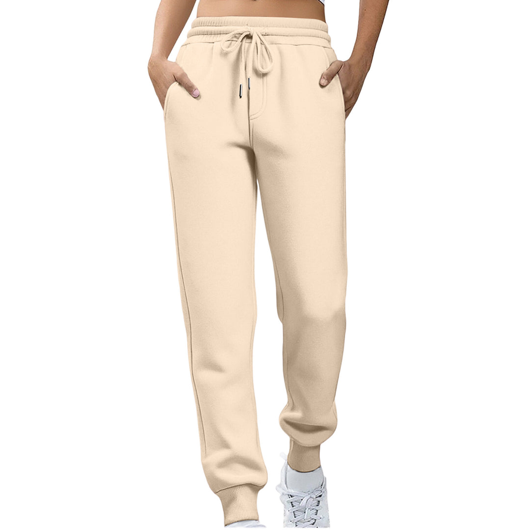 Women Relaxed Fit Sweatpants with Elastic Waistband and Side Pockets Chic & Stil