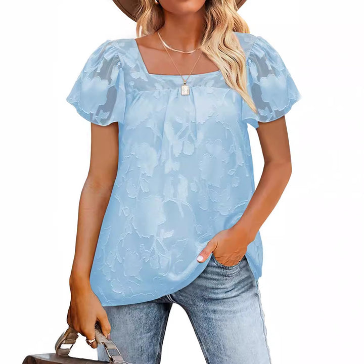 Ladies elegant blouse with a delicate floral pattern Lune London