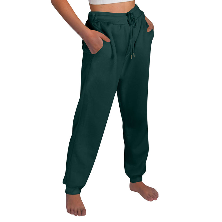 Comfortable women's jogging pants with elastic waistband and side pockets Lune London