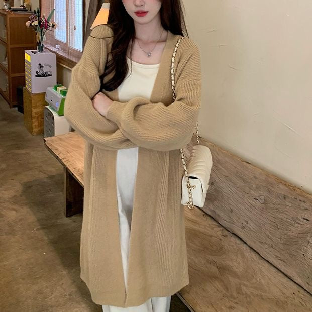 Cardigan ample pour femmes avec larges revers Chic & Stil