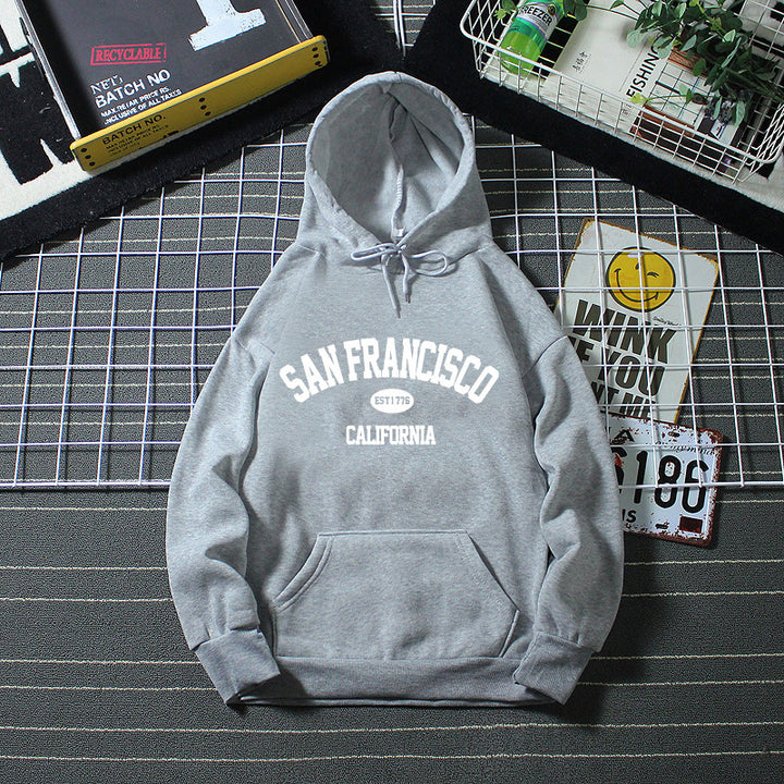 Women's Hoodie with San Francisco Print Chic & Stil