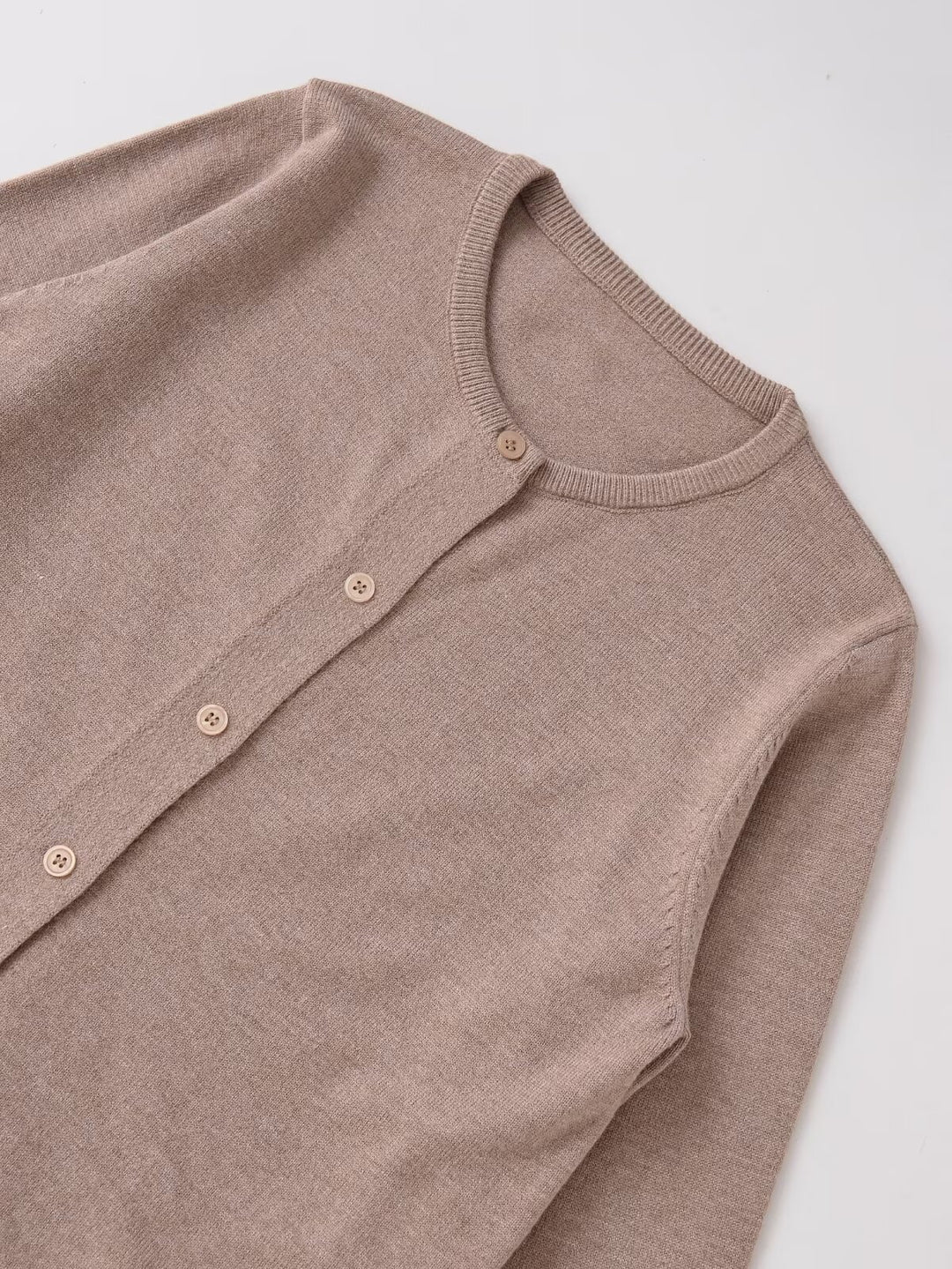 Women's soft knit button cardigan Lune London