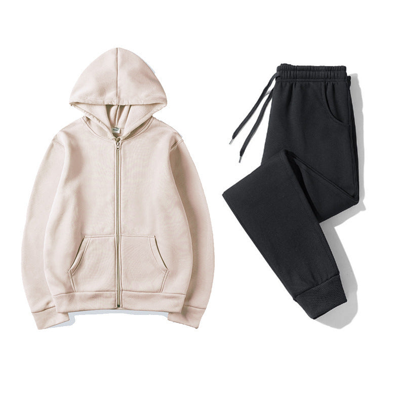 Women's sporty hoodie set with practical zipper and elastic waistband Lune London