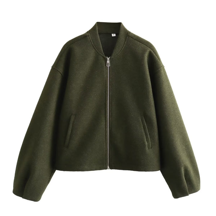 Casual bomber jacket for women with practical pockets and modern cut Lune London