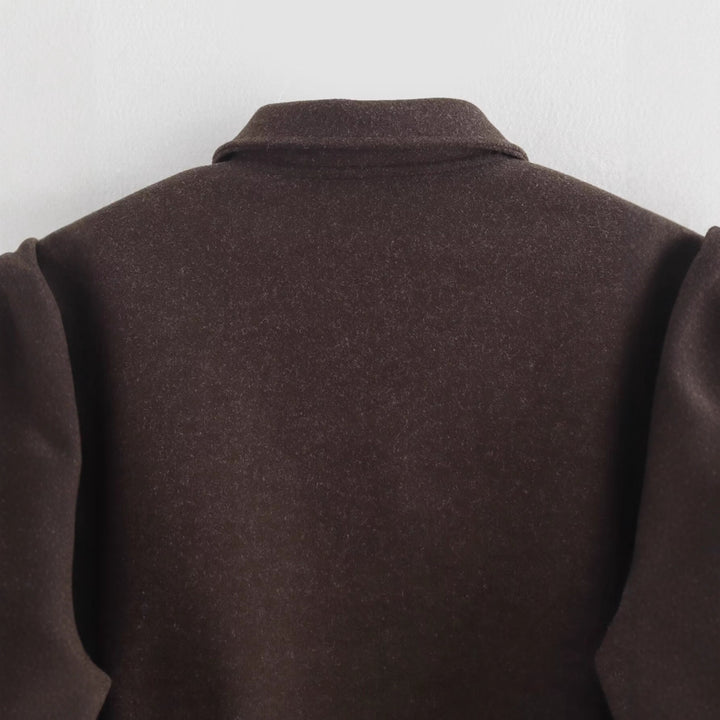 Casual polar jacket for women with high collar and inner pockets Lune London