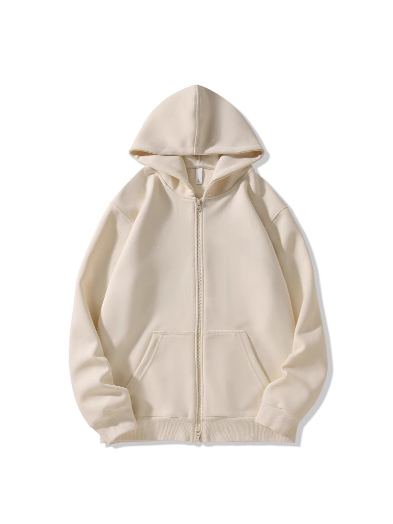 Ladies hoodie jacket with full zip and practical pockets Chic & Stil