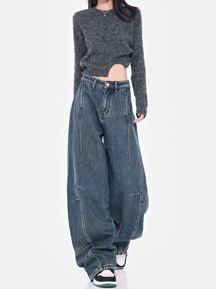 Women's Loose Denim Pants Lune London