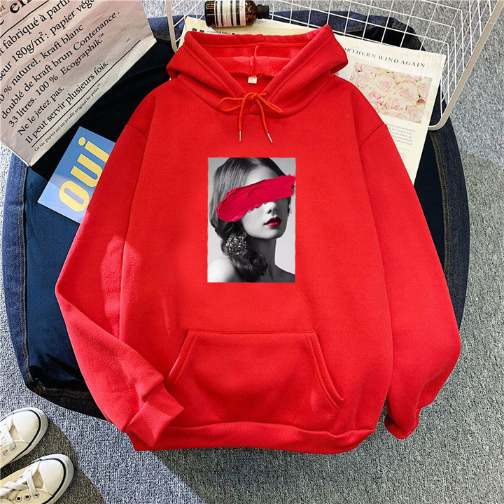 Women's hoodie with creative art design Chic & Stil