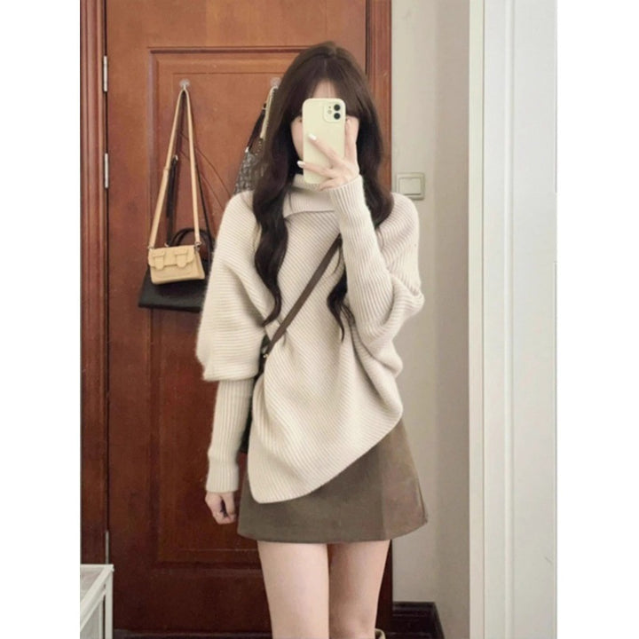 Pull oversized femme avec ourlet asymétrique Chic & Stil