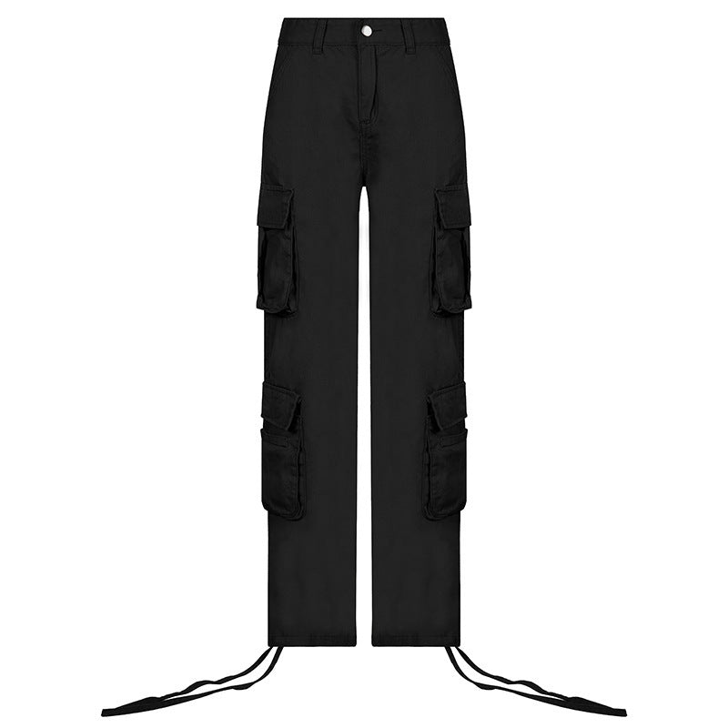 Cargo pants for women with practical zip pockets and a relaxed fit Lune London