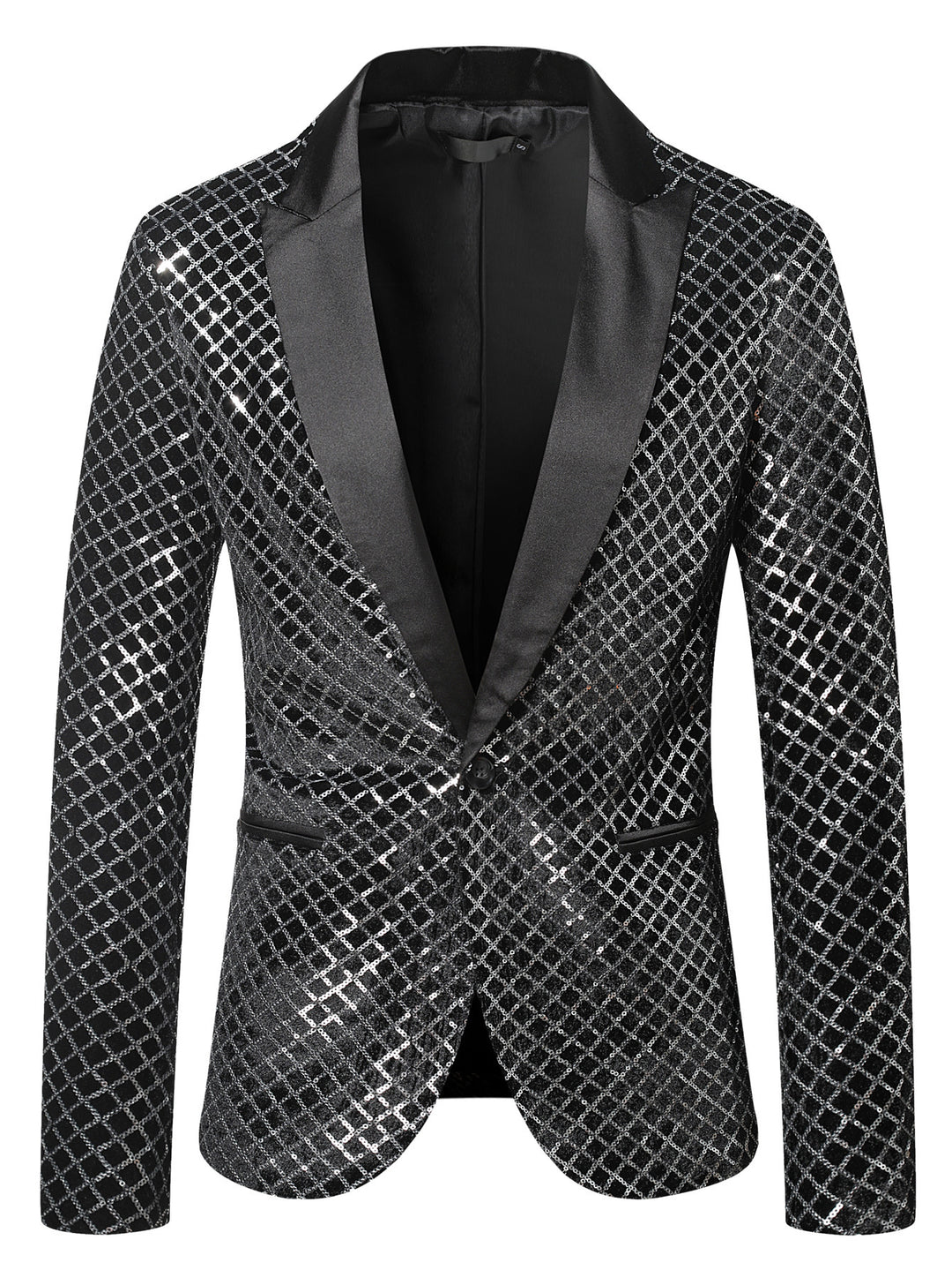 Glamorous sequined blazer jacket for women Lune London