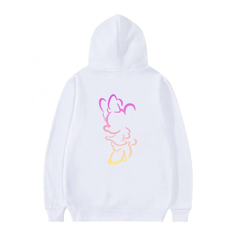 Women's hoodie with artistic cloud design and soft inner lining Chic & Stil