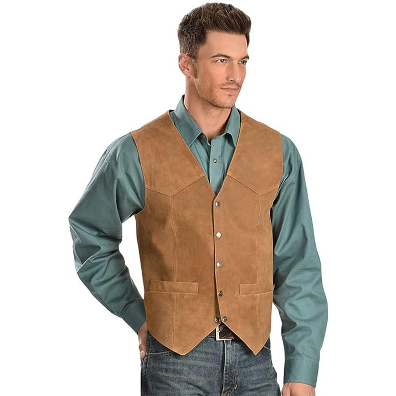 Elegant suede jacket for men with practical pockets and classic fit Lune London