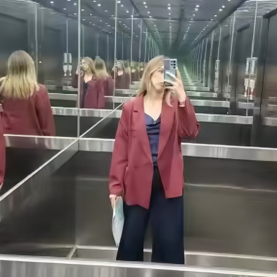 Women Elegant Double Breasted Blazer Lune London