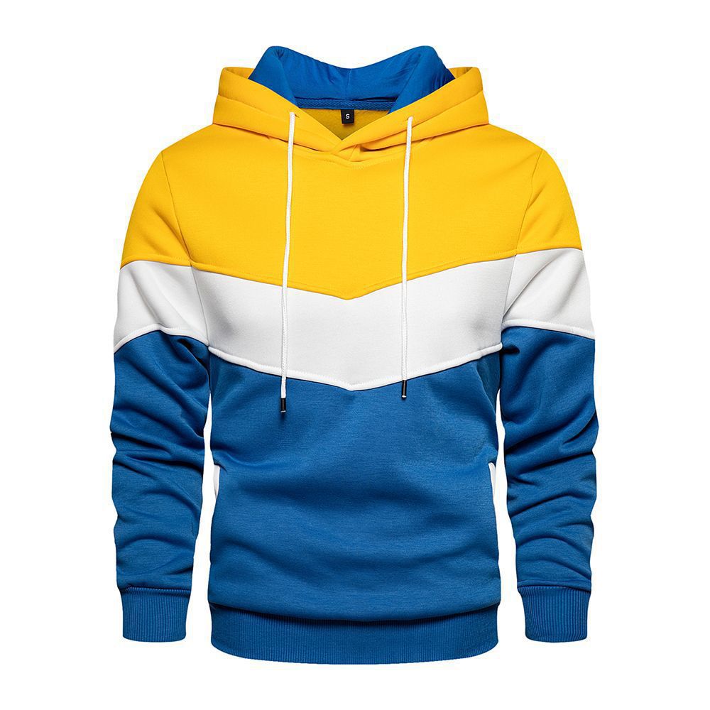 Men's trendy hoodie with color accents and practical pockets Lune London
