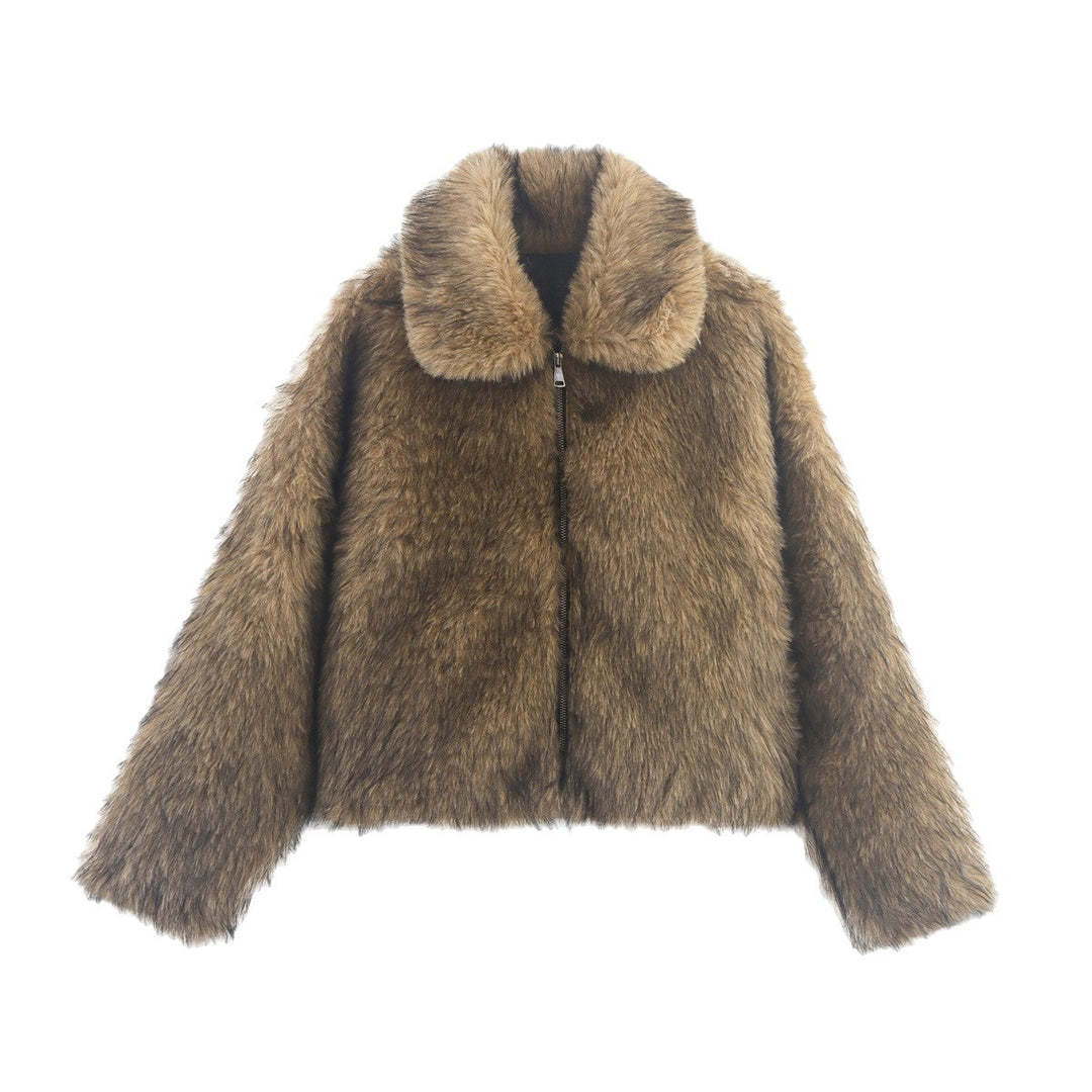 Ladies Faux Fur Jacket Lune London