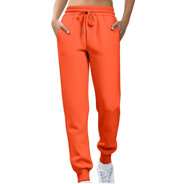 Women Relaxed Fit Sweatpants with Elastic Waistband and Side Pockets Chic & Stil