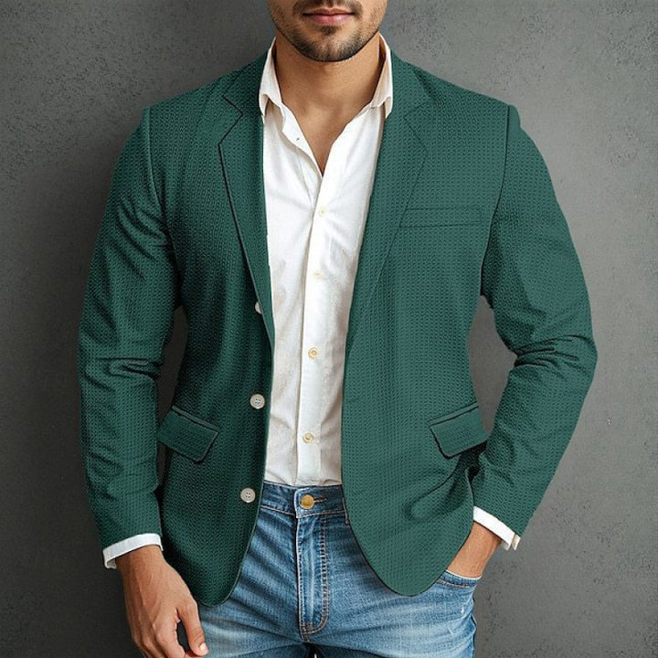 Elegant blazer for men with a textured design and practical pockets Lune London