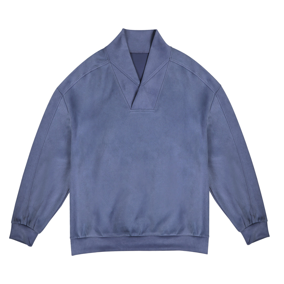 Women's sweater with modern high collar and relaxed cut Lune London