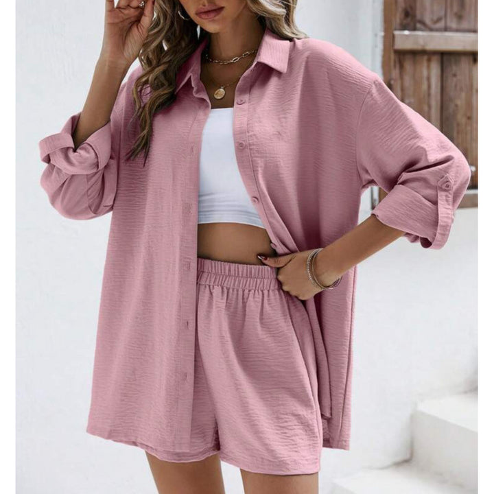 Lune London casual top and shorts set for women