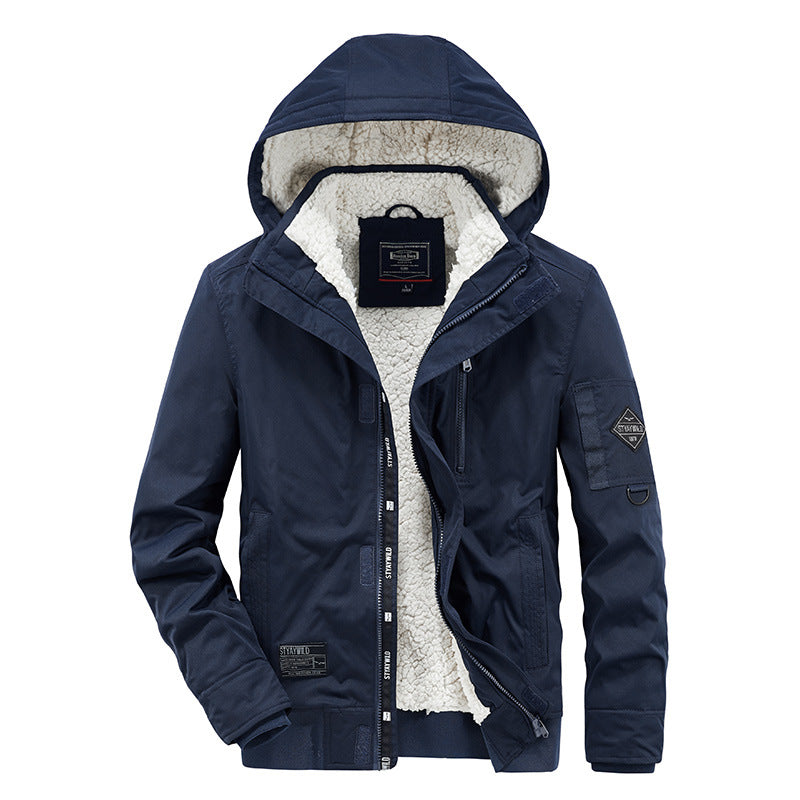 Technical transition jacket for men with warm inner lining Lune London