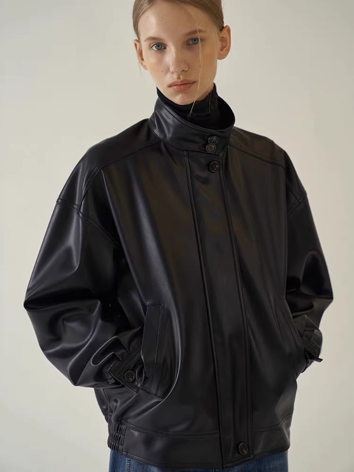 Veste en cuir pour femme Chic & Stil