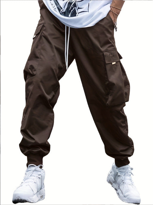 Men's wide-leg cargo pants with practical pockets Lune London