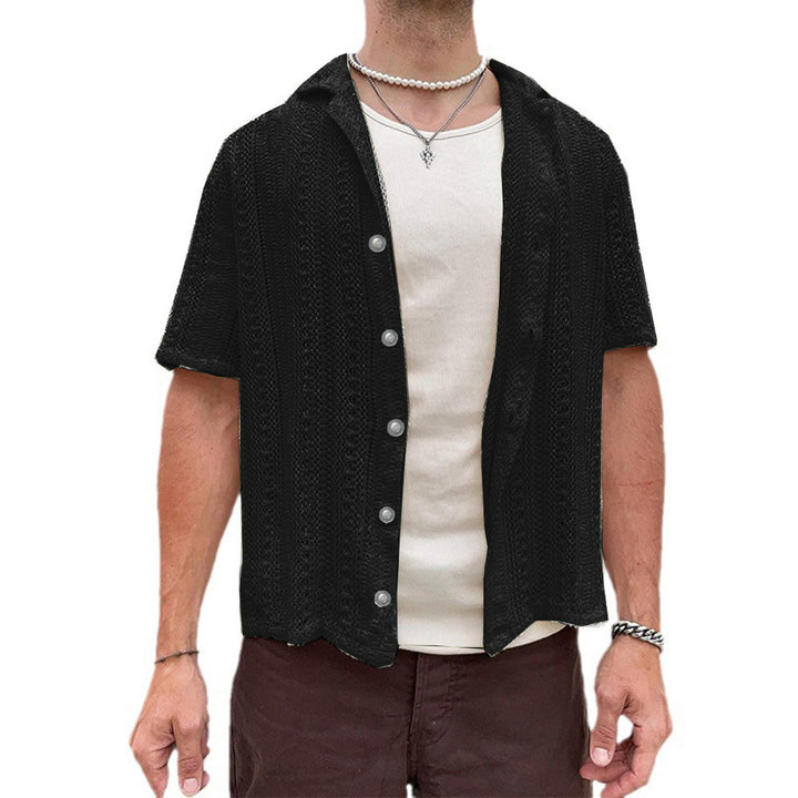 Short Sleeve Knit Shirt for Men Lune London