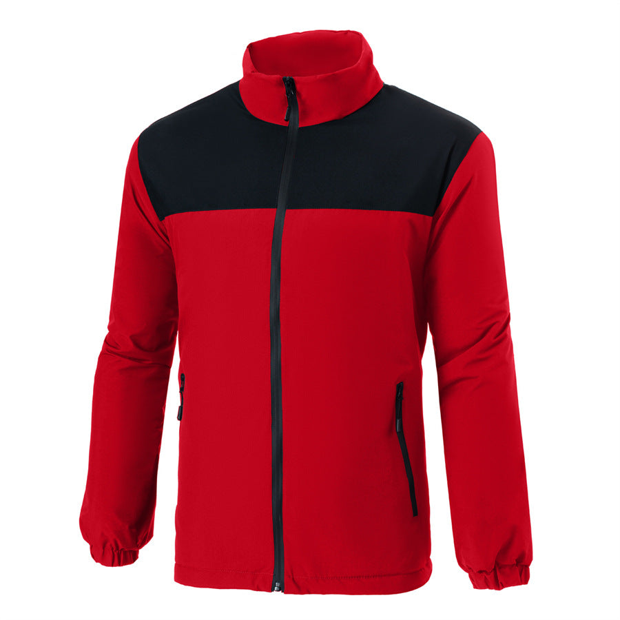 Transitional jacket for men with a high collar and thermal insulation properties Lune London