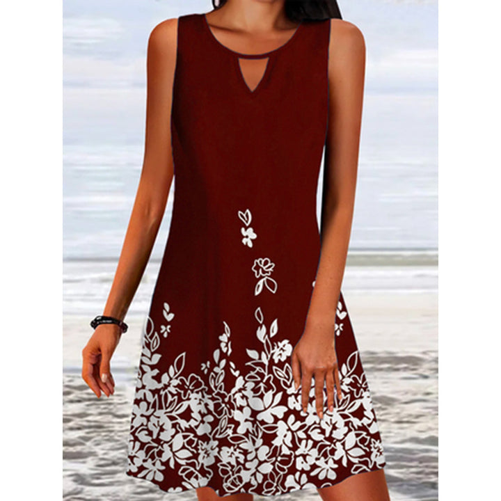 Women A-line Floral Dress Lune London
