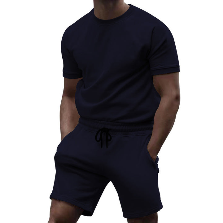 Casual sports set for men with high-quality crew neck and elastic waist Lune London