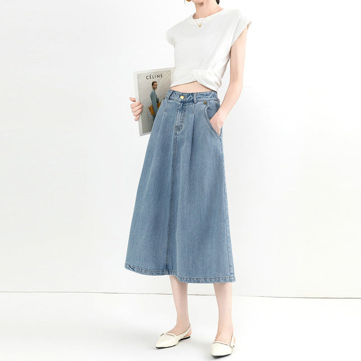 Women Jeans Skirt Lune London